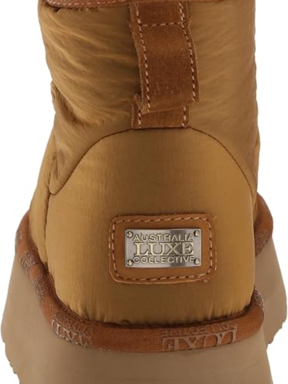 Australia Luxe Collection Heritage X Platfoam Quilt Gold/Chestnut Fashion Boot